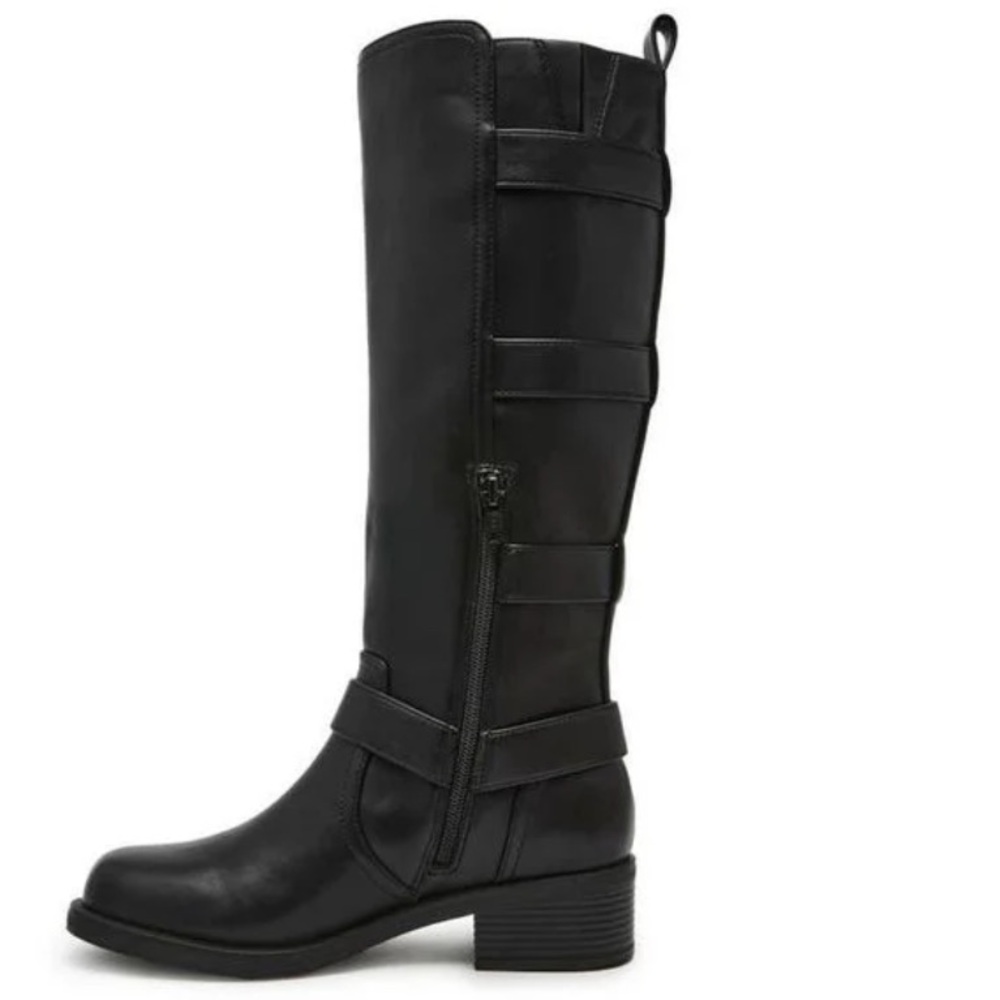 NWOT Dolce Vita Black Ardell Tall Buckle Boot Size 6.5 - Picture 5 of 17